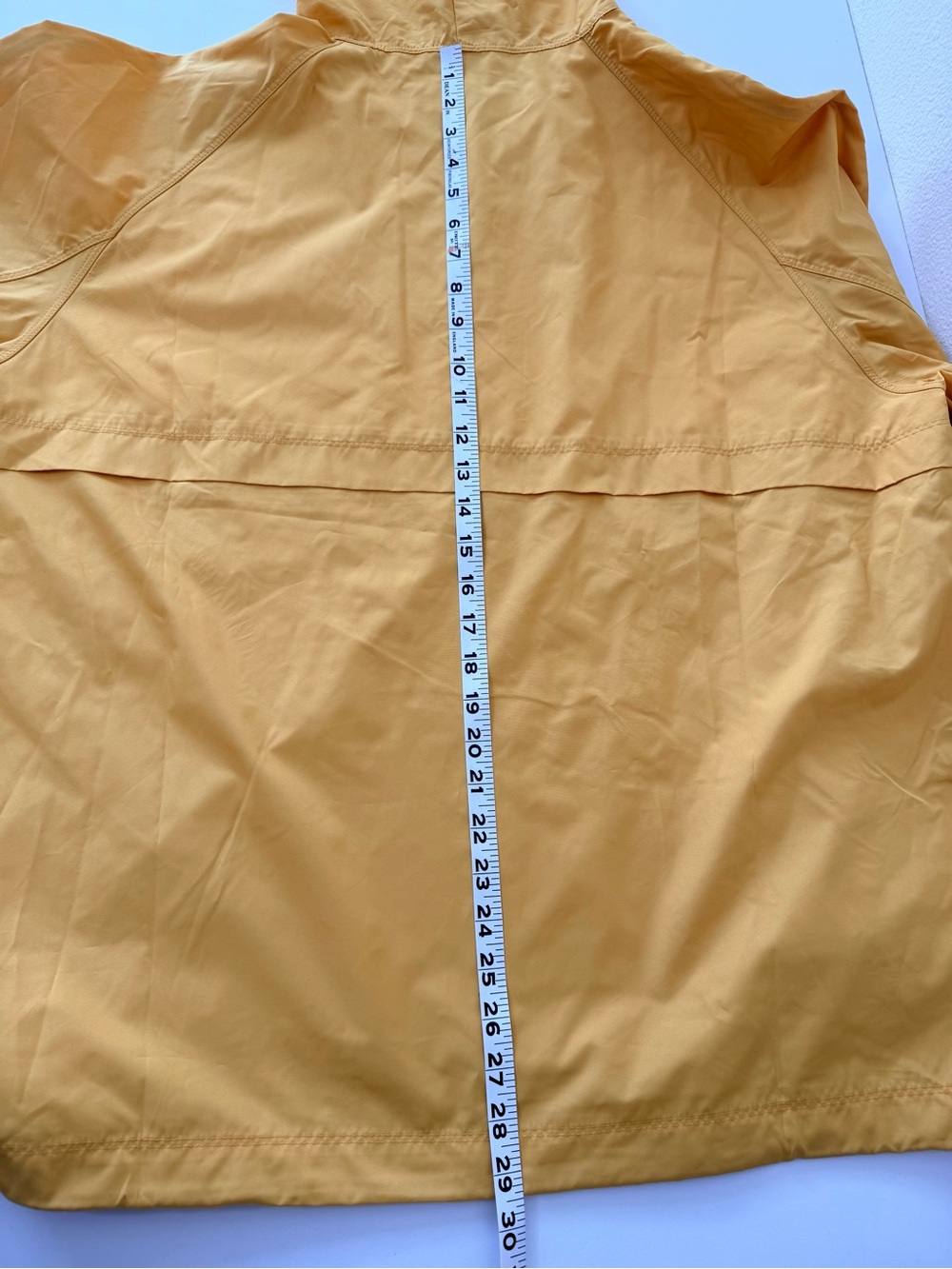 Vintage 90’s London Fog Yellow Hooded Anorak Rain Jacket Windbreaker Men’s XL - Picture 14 of 14